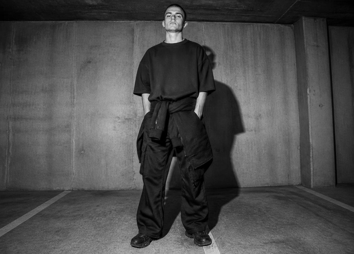 Men's streetwear campaign styling